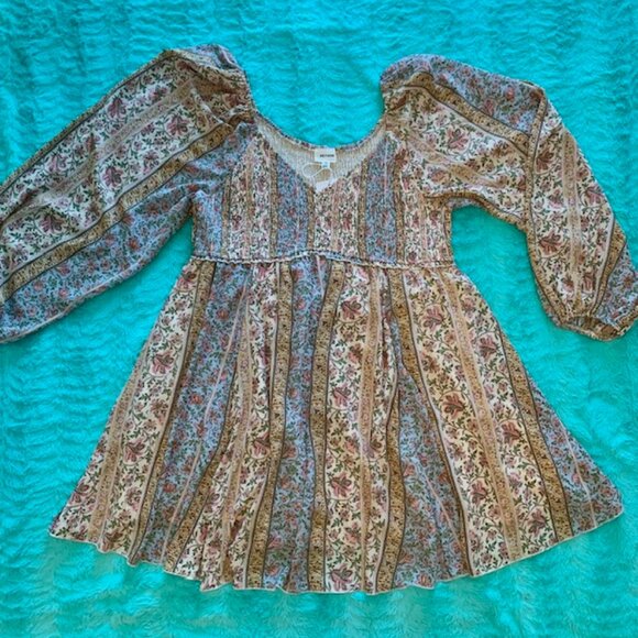 Heyson Floral Smocked Mini Dress Women's 2X NWT - Picture 7 of 7